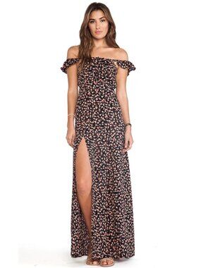 Flynn Skye | Floral Bardot Maxi Dress